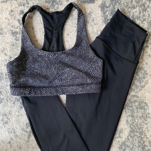 Lululemon bra and Wunder pant